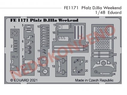 FE1171 Pfalz D.IIIa Weekend 1 48 Eduard