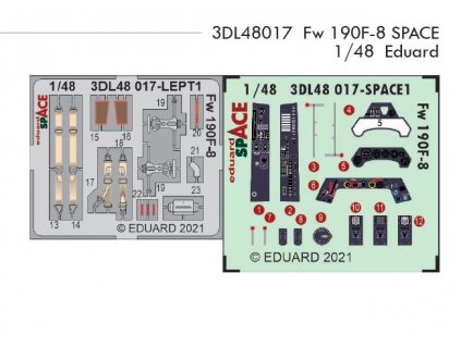 3DL48017 Fw 190F 8 SPACE 1 48 Eduard