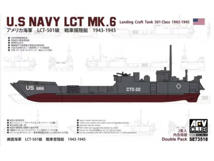 SE73518 U.S. Navy LCT Mk.6 Landing Craft Tank 501 Class 1943 1945