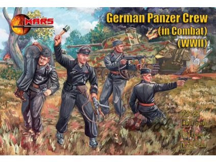 72122 WWII German Panzer Crew in Combat