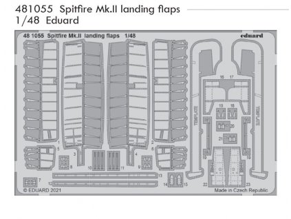 481055 Spitfire Mk.II landing flaps 1 48 Eduard