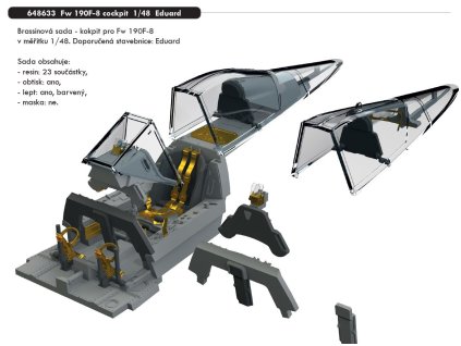 648633 Fw 190F 8 cockpit 1 48 Eduard