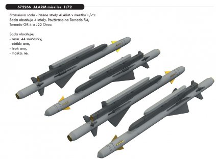 672266 ALARM missiles 1 72