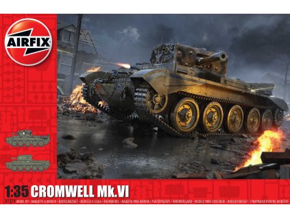 Classic Kit tank A1374 - Cruiser Mk.VIII A27M Cromwell Mk.VI (1:35)