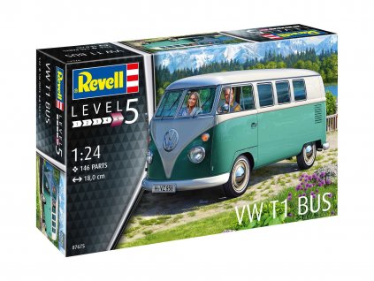 Plastic ModelKit auto 07675 VW T1 Bus 1 24 a119007340 10374