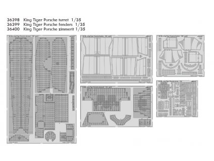 EDUBIG3594 King Tiger Porsche 1 35 Meng