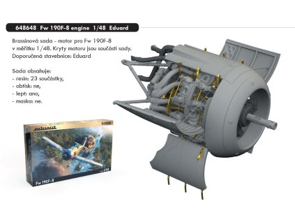 648648 Fw 190F 8 engine 1 48 Eduard