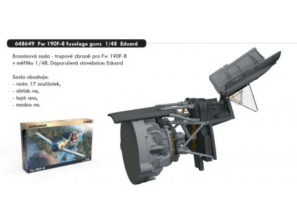 648649 Fw 190F 8 fuselage guns 1 48 Eduard