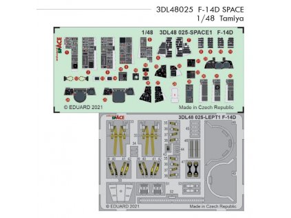 3DL48025 F 14D SPACE 1 48 Tamiya