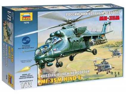 Model Kit vrtulník 7276 - Mil MI-35M HIND E (1:72)