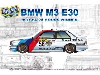 Racing Series BMW M3 E30 Group A 1988 Spa 24 Hours Winner