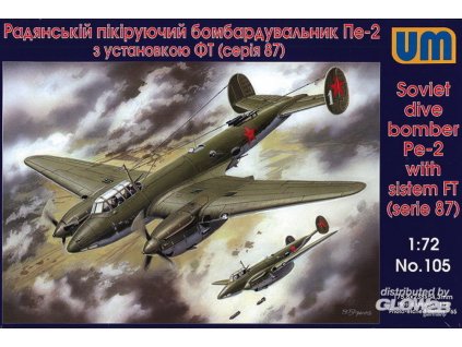 1/72 Pe-2 Soviet dive bomber with FT (serie 87)