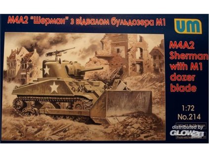 1/72 M4A2 Sherman with M1 dozer blade
