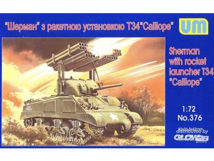 1/72 Rocket launcher M4A3 with T34 'Calliope'