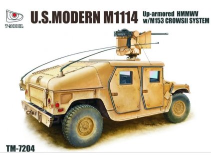 TM 7204 U. S. Modern M1114 Up Armored HMMWV with M153 CrowsII System
