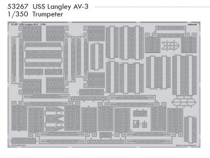 53267 USS Langley AV 3 1 350 Trumpeter