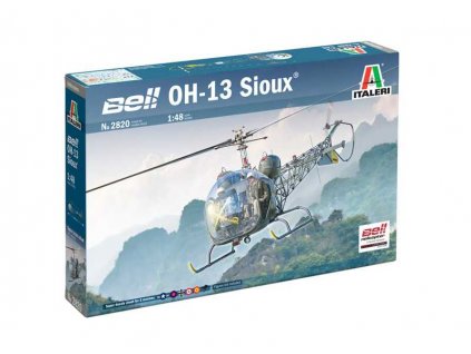 Model Kit vrtulník 2820 - OH-13 Sioux Corean War (1:48)