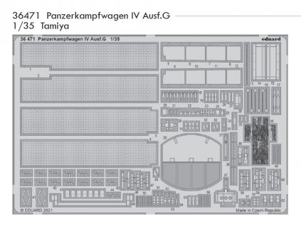 36471 Panzerkampfwagen IV Ausf.G 1 35 Tamiya