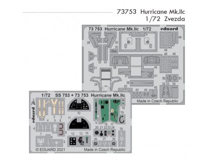 73753 Hurricane Mk.IIc 1 72 Zvezda