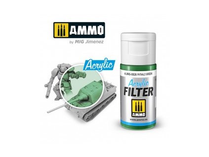 0826 acrylic filter phthalo green