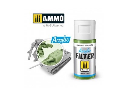 0810 acrylic filter bright green