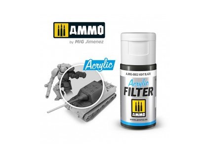 0802 acrylic filter night black