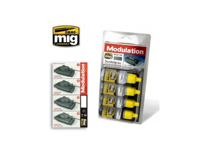 7001 dunkelgrau modulation set