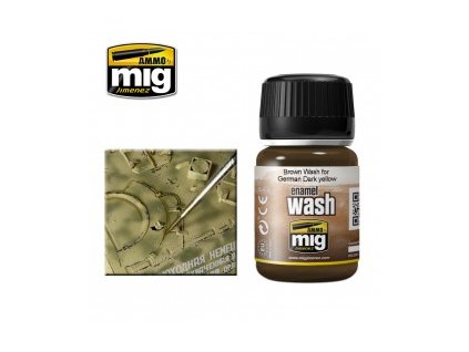1000 ammo brown wash for german dark yellow