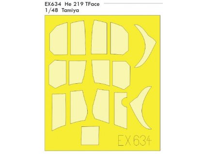 EDUEX634 He 219 TFace Tamiya 1 48