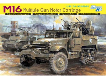 Model Kit military 6381 - M16 MULTIPLE GUN MOTOR CARRIAGE (SMART KIT) (1:35)