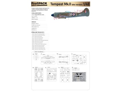 82125 Tempest Mk.II late version 1 48