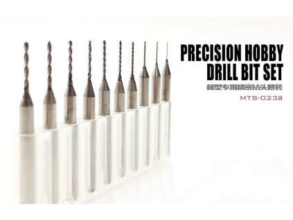 Precision Hobby Drill Bit Set (sada mini vrtáčků) - 10 ks