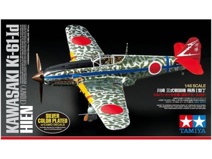 1/48 Kawasaki Ki-61-Id Hien (Tony) Silver Color Plated (w/Camo Decals)