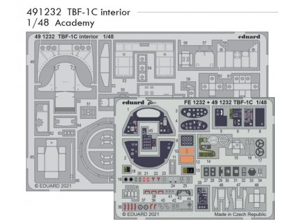 1/48 TBF-1C interior (ACADEMY)