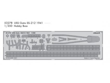 53278 USS Gato SS 212 1941 Hobbyboss 1 350