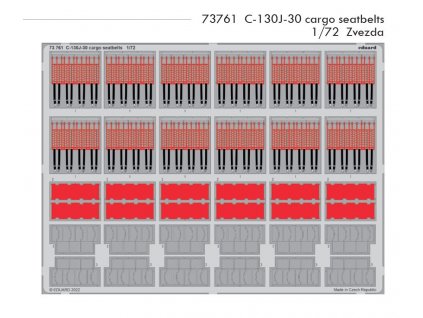 73761 C 130J 30 cargo seatbelts Zvezda 1 72