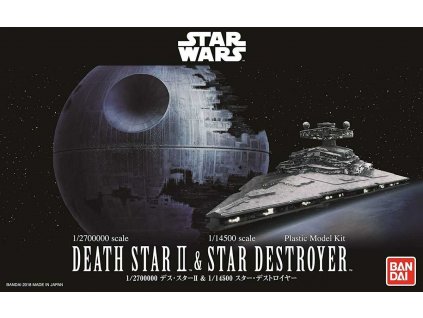 Plastic ModelKit BANDAI SW 01207 - Death Star II + Imperial Star Destroyer