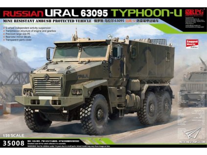 35008 Russian URAL 63095 Typhoon U MRAP