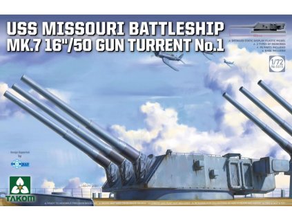 5015 USS Missouri Battleship Mk.7 16 50 Gun Turret No. 1