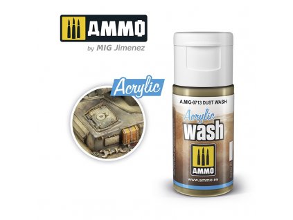 acrylic wash dust wash