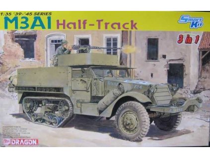 Model Kit military 6332 - M3A1 HALF-TRACK (3 IN 1) (SMART KIT) (1:35)