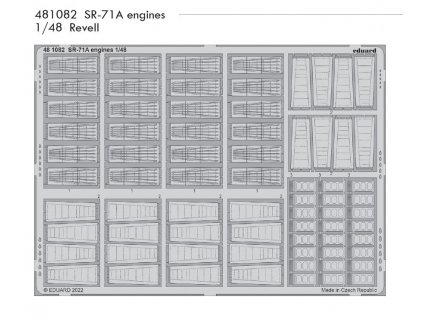 481082 SR 71A engines 1 48 Revell