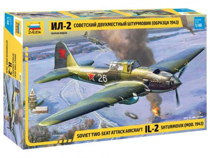 Model Kit letadlo 4826 - IL-2 Stormovik mod.1943 (1:48)