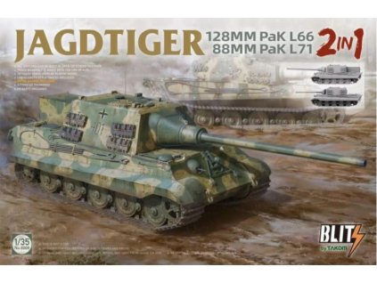8008 Jagdtiger 128 mm Pak L66 & 88mm Pak L71 2 in 1
