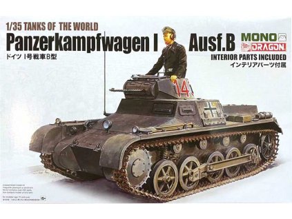 Model Kit tank MD001 - Pz.Kpfw.I Ausf.B w/INTERIOR (1:35)