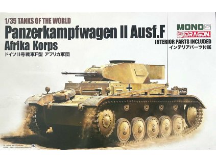 Model Kit tank MD002 - Pz.Kpfw.II Ausf.F AFRIKA KORPS (1:35)