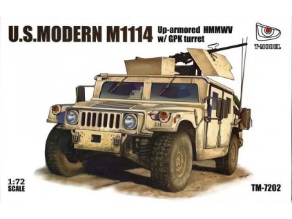 TM 7202 U.S. Modern M1114 Up armored HMMWV with GPK Turret