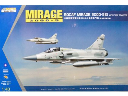 K48045 Mirage 2000 5 ROCAF Mirage 2000 5EI WITH TOW TRACTOR Kinetic