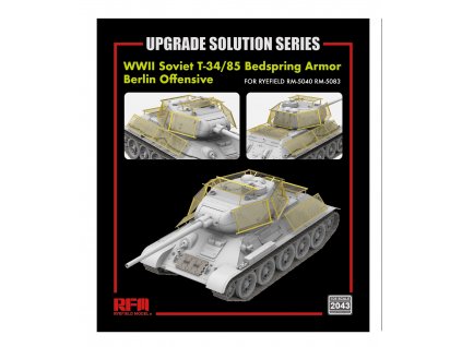 1/35 Soviet T-34/85 Bedspring Armor (Berlin Offensive)