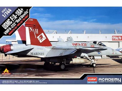 Model Kit letadlo 12627 - USMC F/A-18A+ VMFA-232 "Red Devils" (1:144)